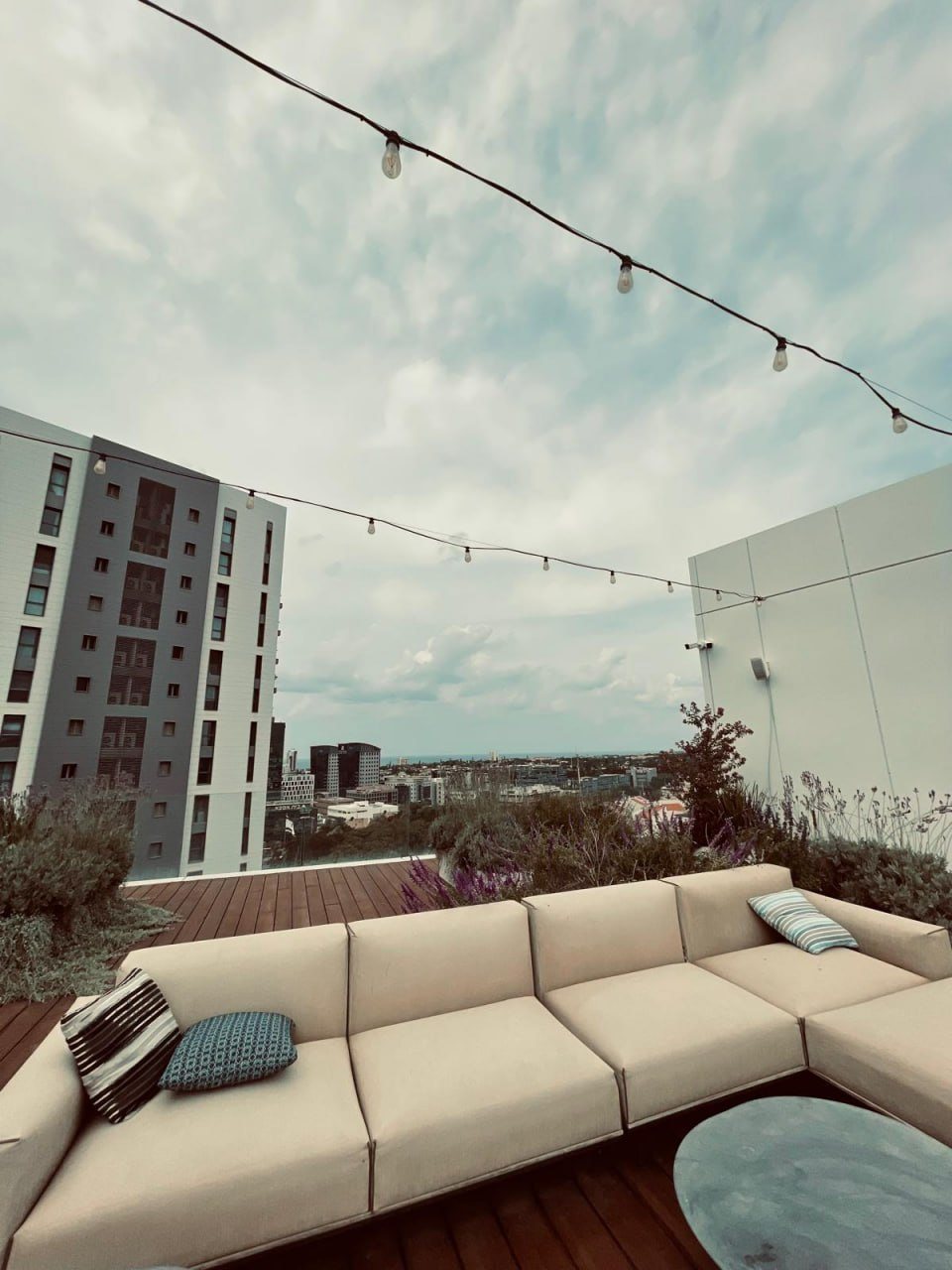 Rooftop terrace at the Herzliya office